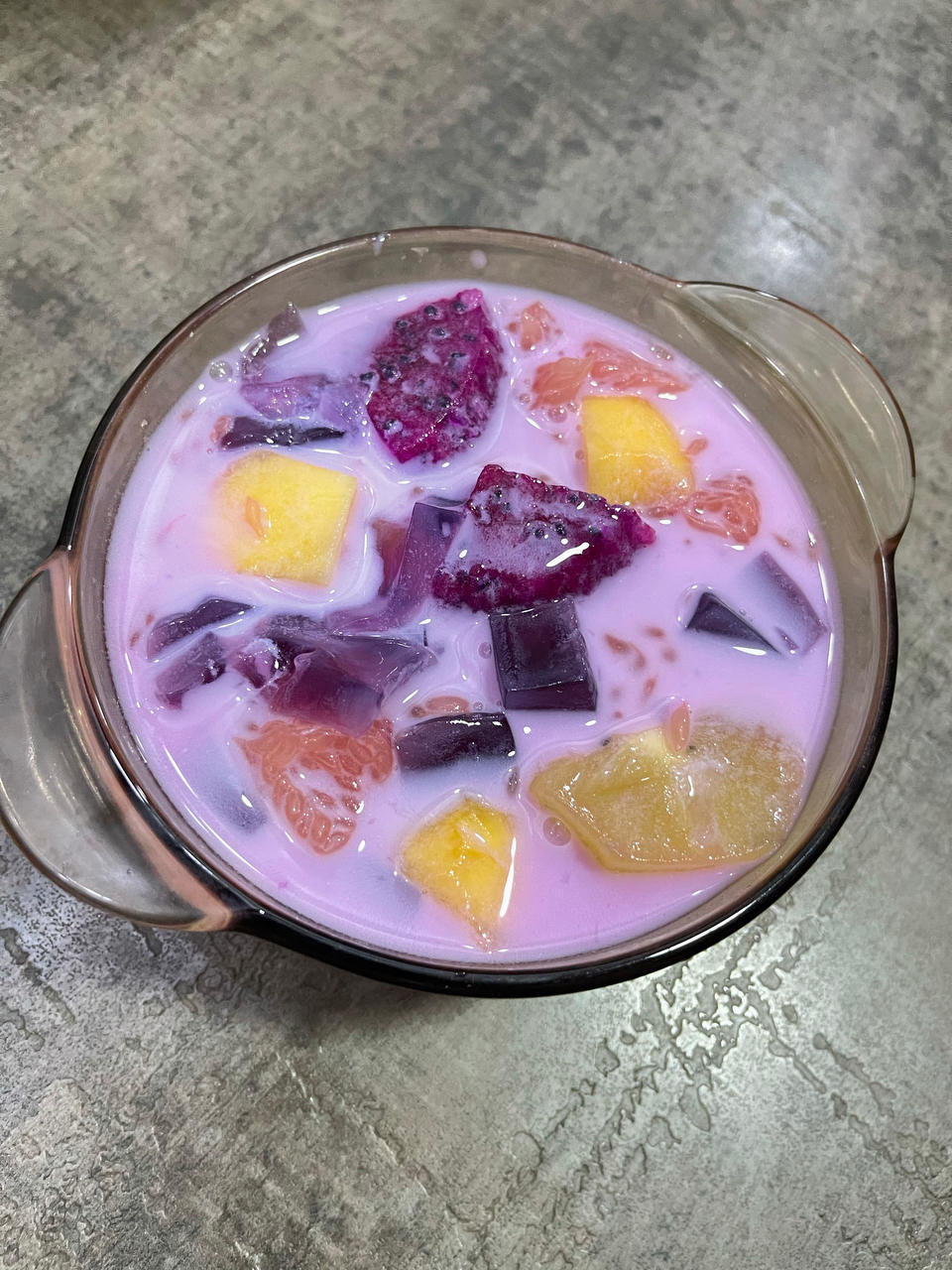 多肉葡萄冻撞奶🍇-「简单做法」0失败