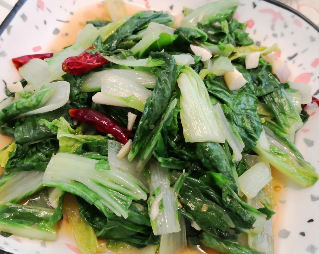 谁都会做的炝炒小白菜