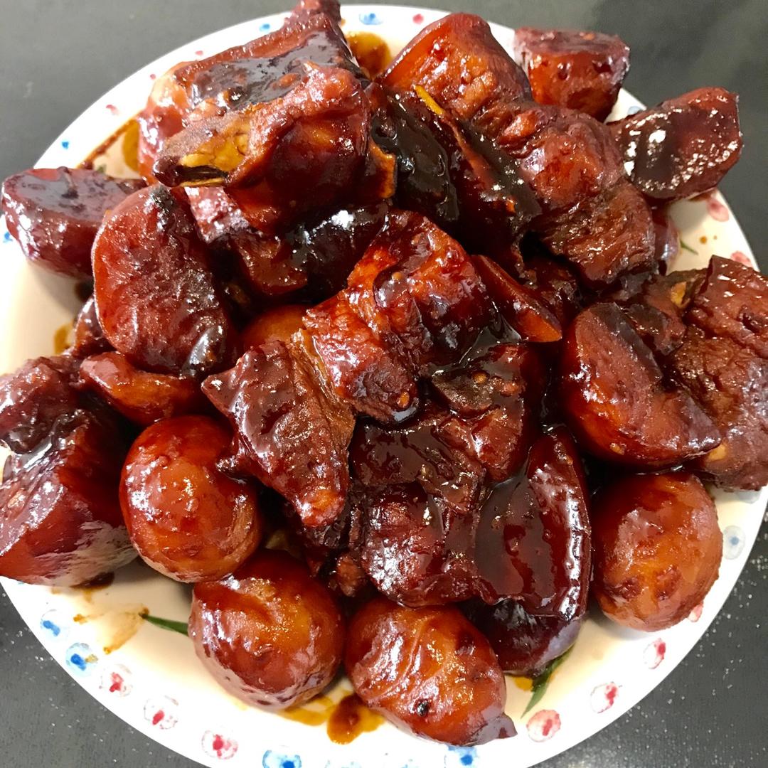 红烧肉炖土豆