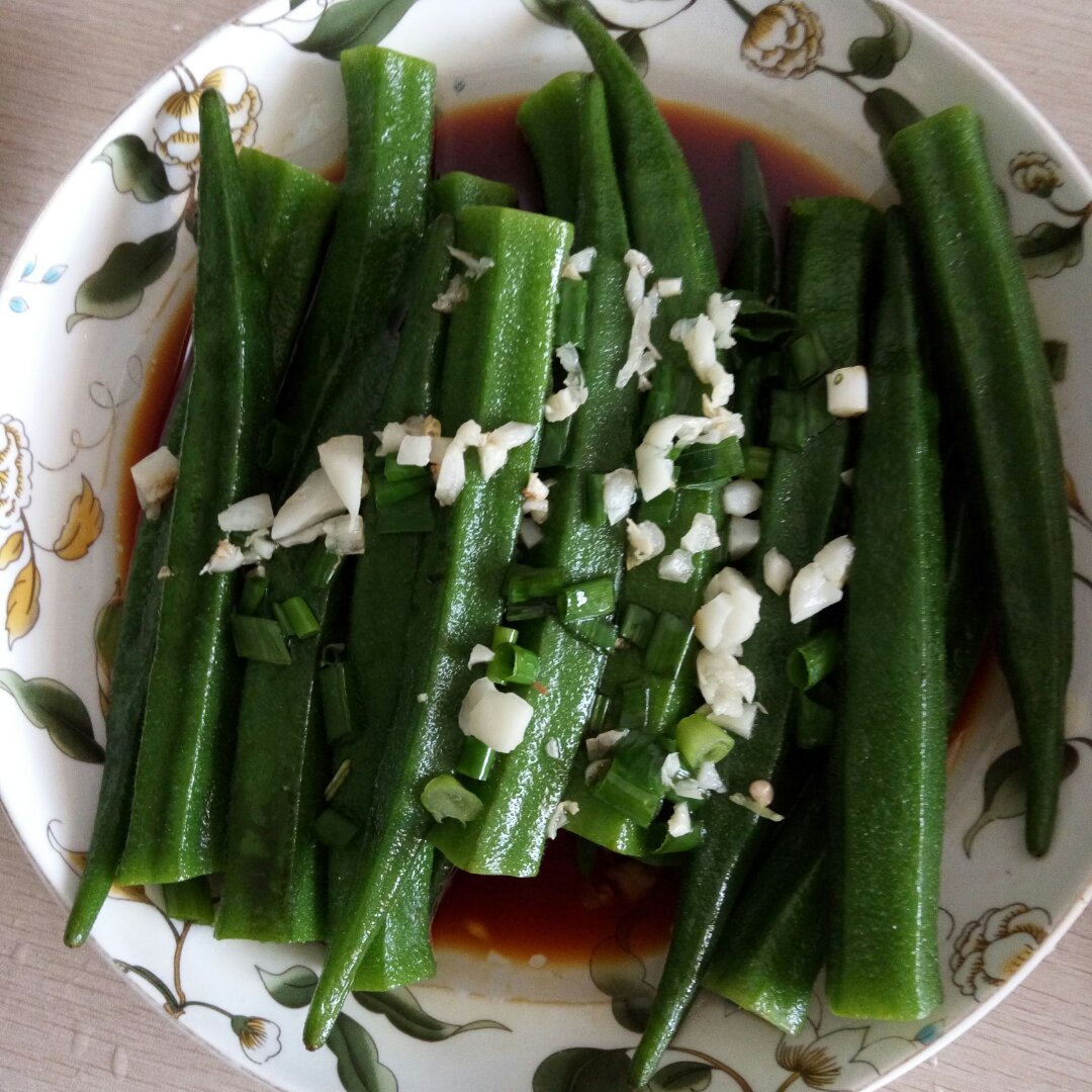 【白灼秋葵】清爽简单