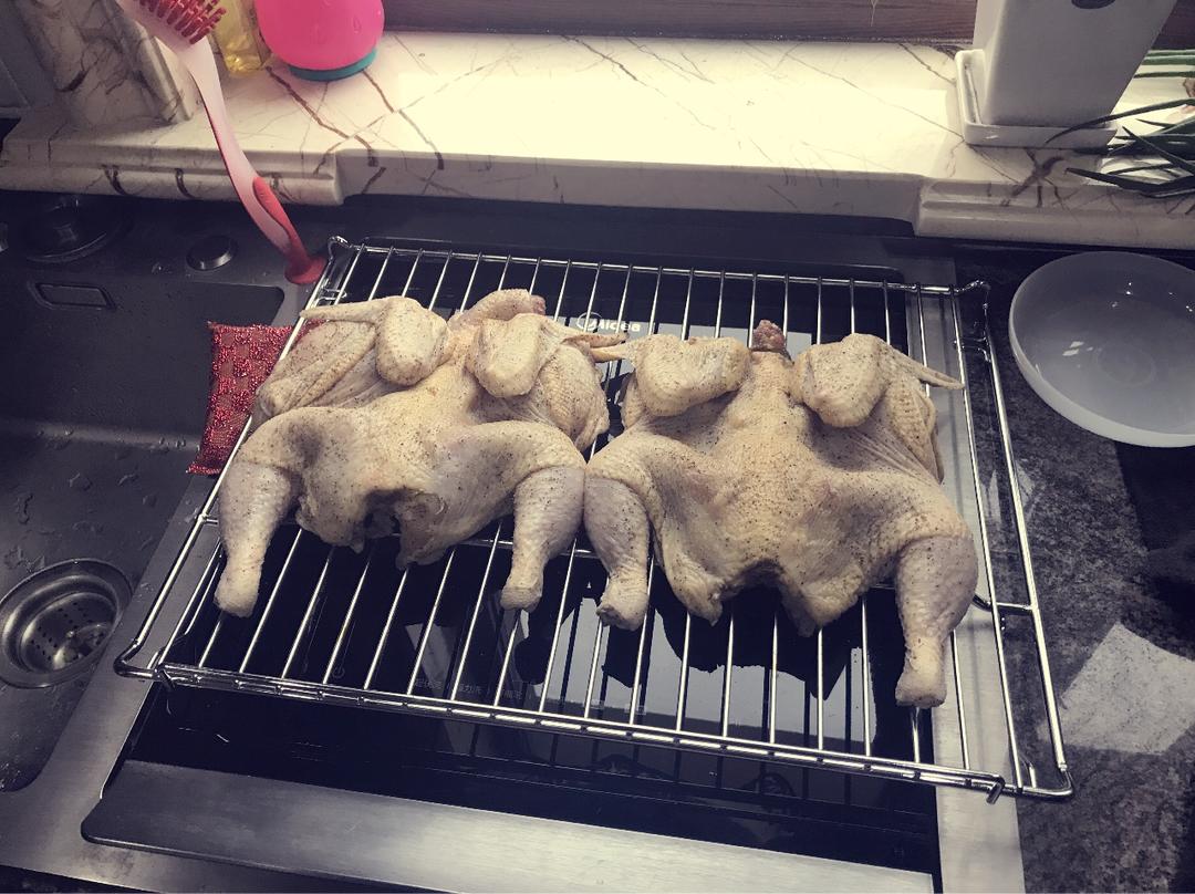 田螺姑娘超级简单不用腌制脆皮烤鸡