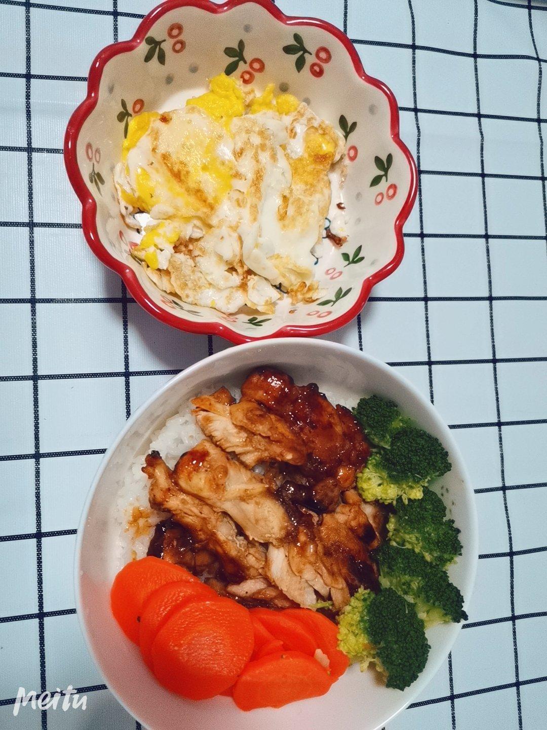 照烧鸡腿饭