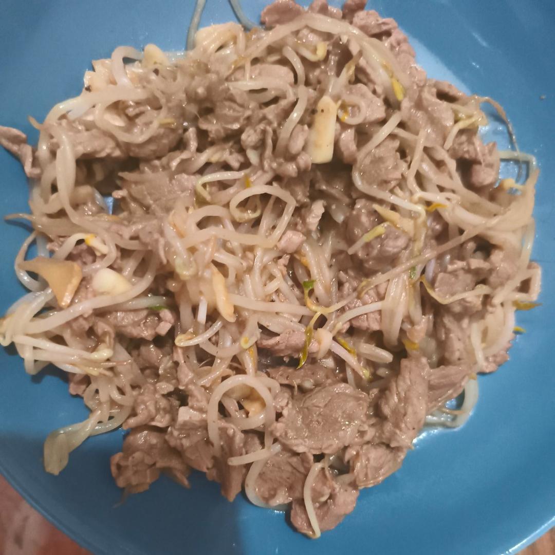豆芽牛肉