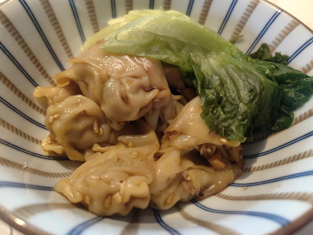 超简单凉拌馄饨（抄手）