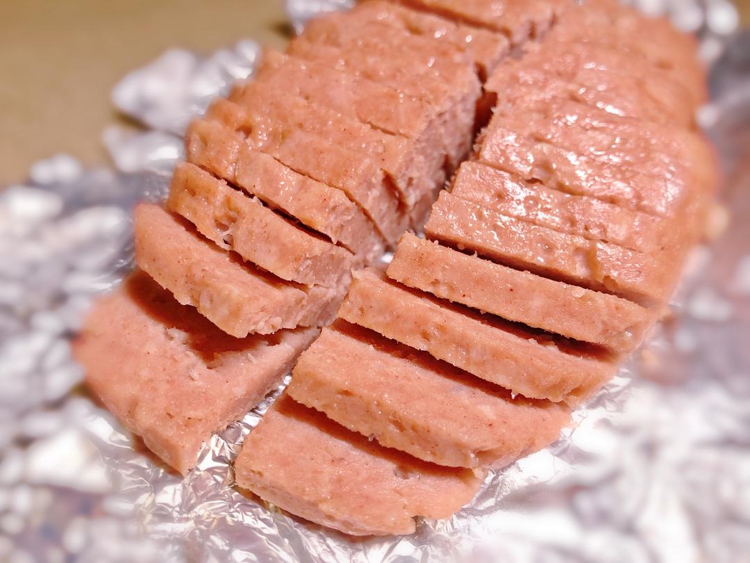 超简单自制午餐肉的做法 步骤6