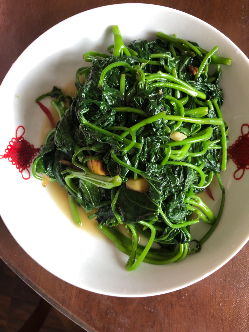 清炒红薯叶【夏日清爽小菜】