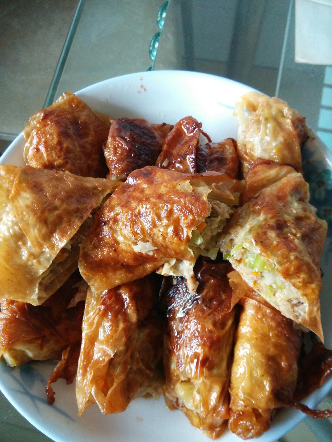 香煎豆腐衣糯米肉糜