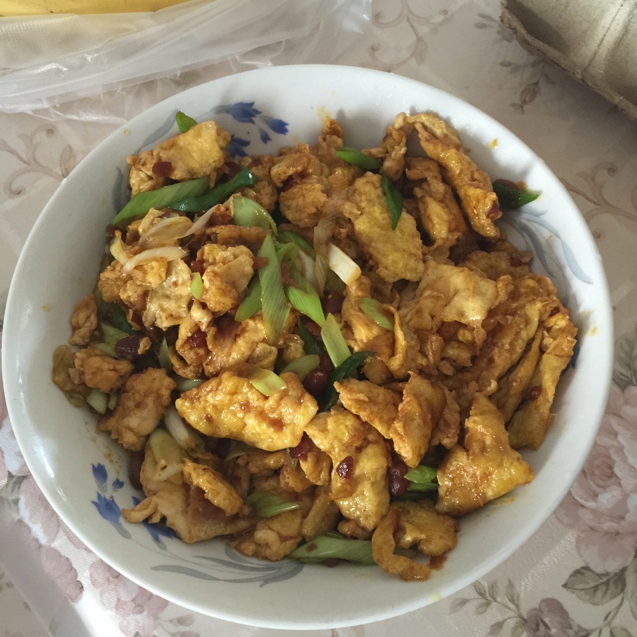 大酱炒鸡蛋（超级下饭菜）