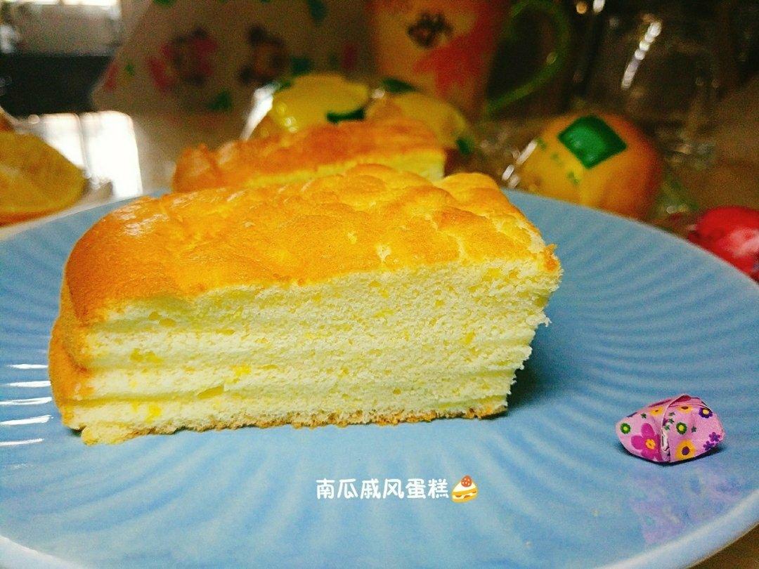 南瓜戚风蛋糕 宝宝辅食食谱
