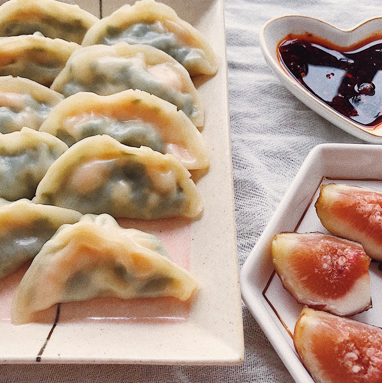 韭菜大虾蒸饺 Steamed Dumplings – Prawn & Chives