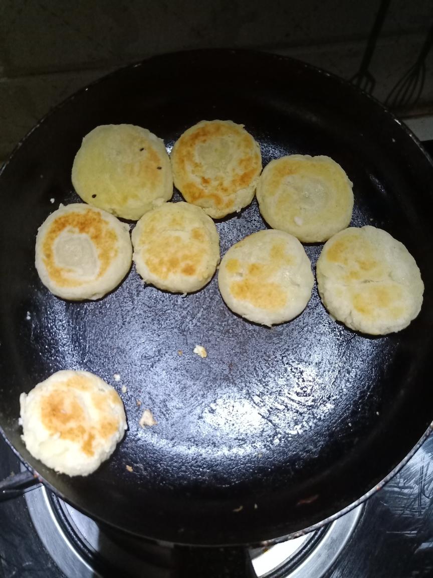 平底锅猪油香甜家常酥饼