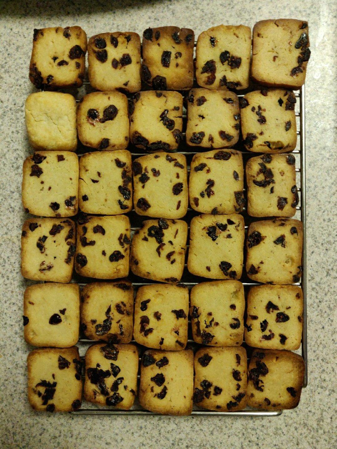 低糖少油版蔓越莓饼干