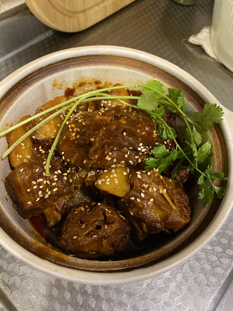 韩式红烧牛尾 Korean style Oxtail stew