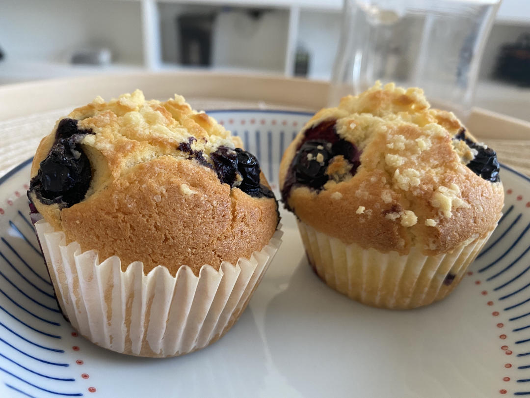 会爆浆的蓝莓玛芬蛋糕