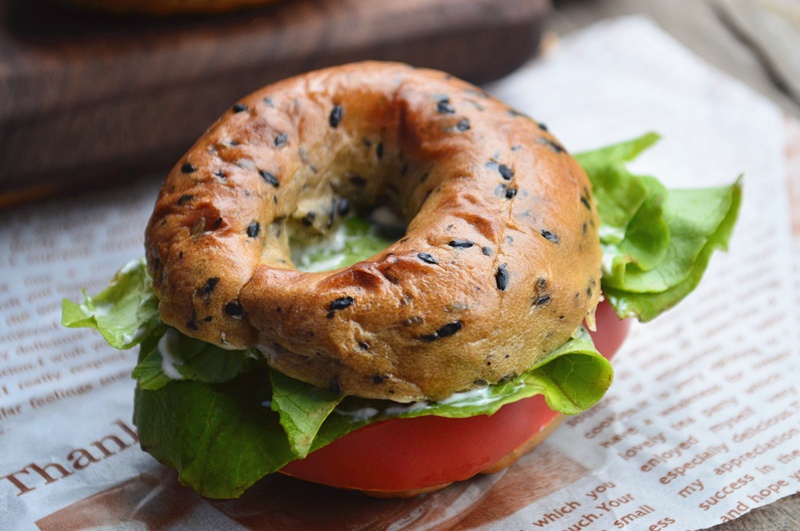 百变贝果三明治