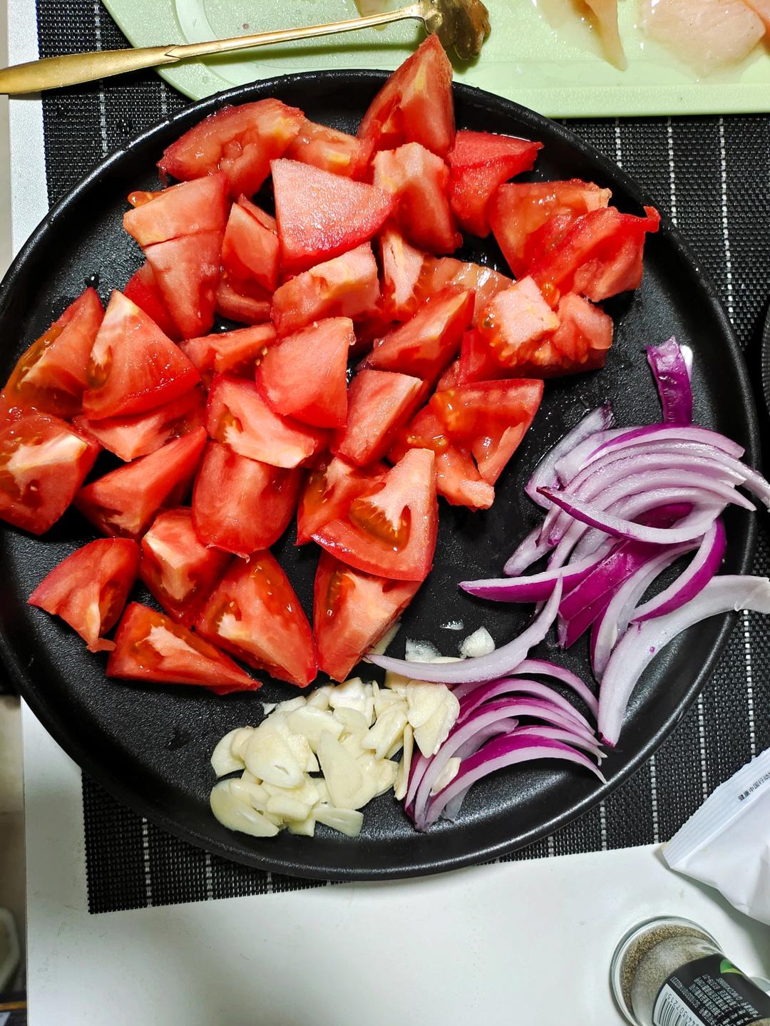 番茄炖鸡胸丨健康·三餐