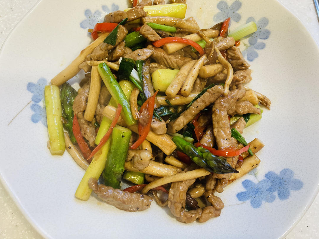 茶树菇牛柳