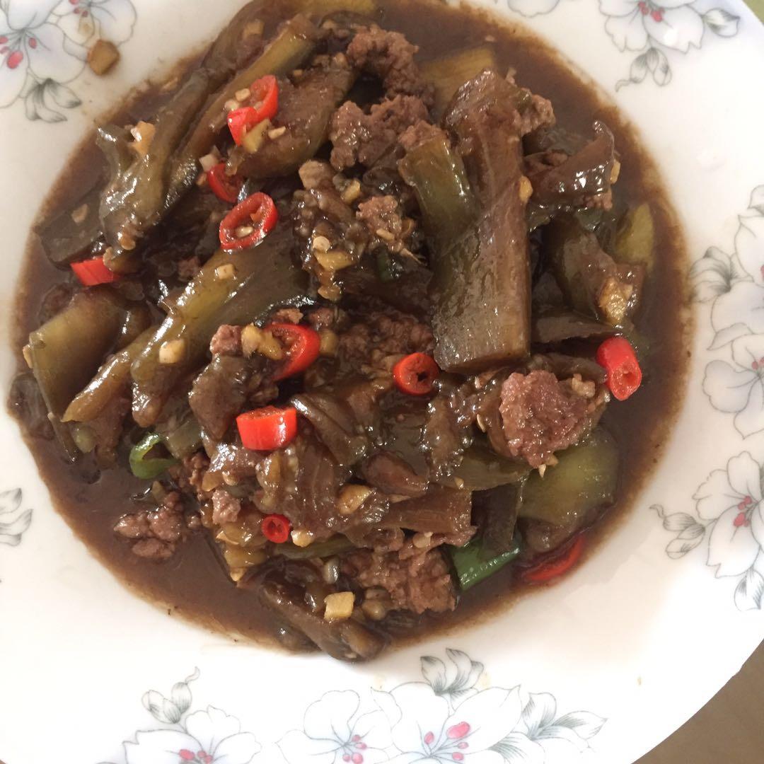 茄子不油炸的肉末茄子（好吃到💃💃👍👍）