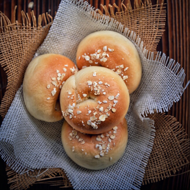 玲摄不同做的迷你贝果