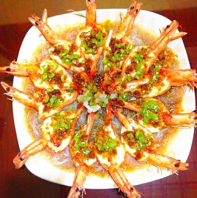 蒜蓉粉丝蒸虾