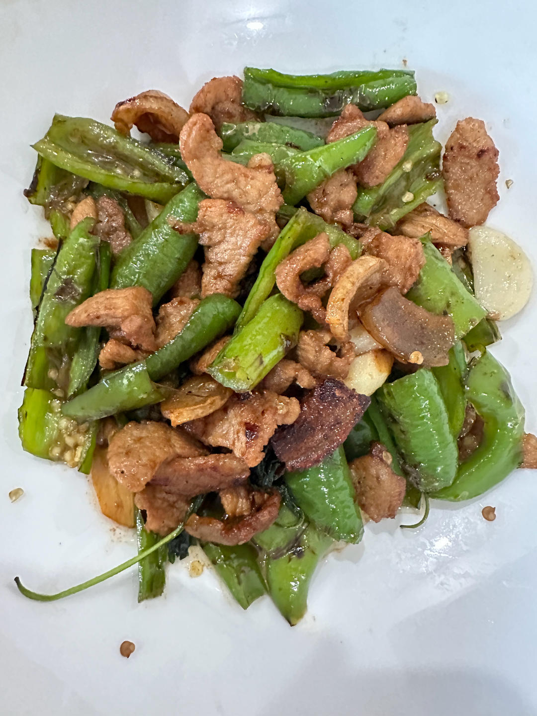 青椒炒五花肉