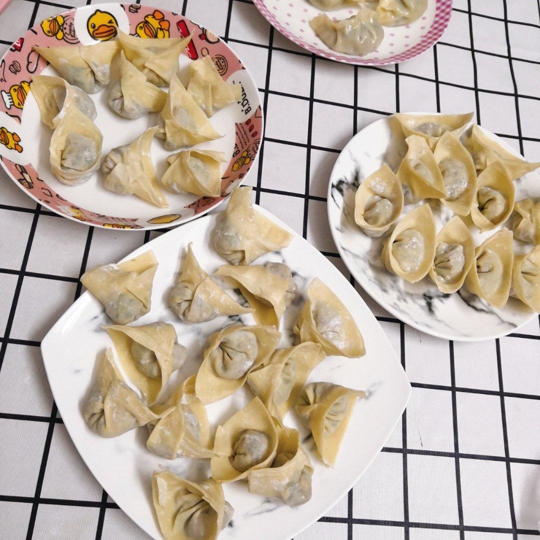 元宝馄饨的包法