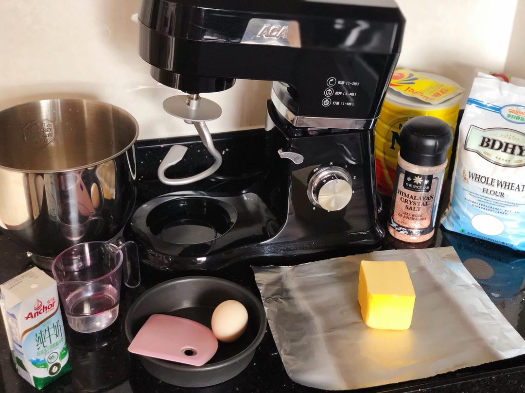 纯奶手撕吐司的做法 步骤1