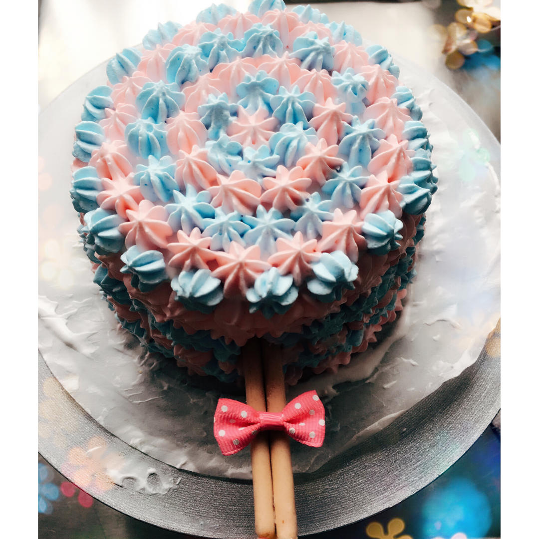 娟娟大姐大做的棒棒糖造型蛋糕