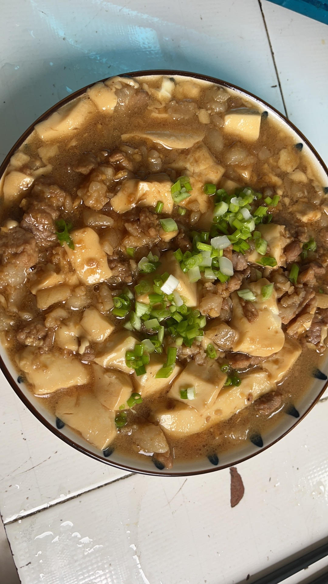 拌饭巨香的肉末豆腐！