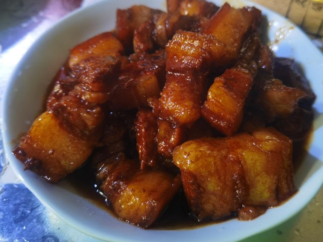 不硬不柴、果味红烧肉