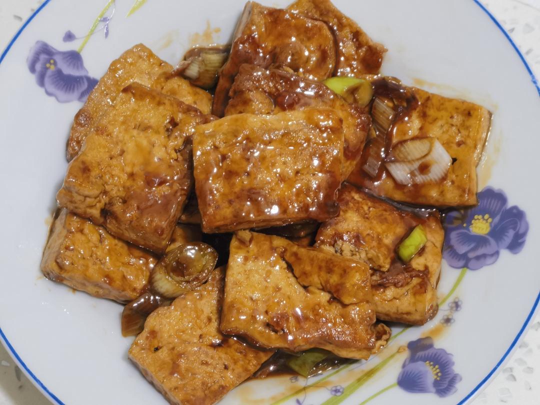 家常葱烧豆腐
