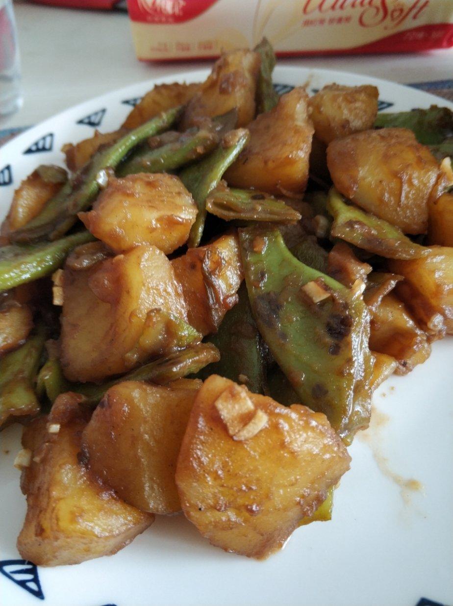 家常土豆豆角