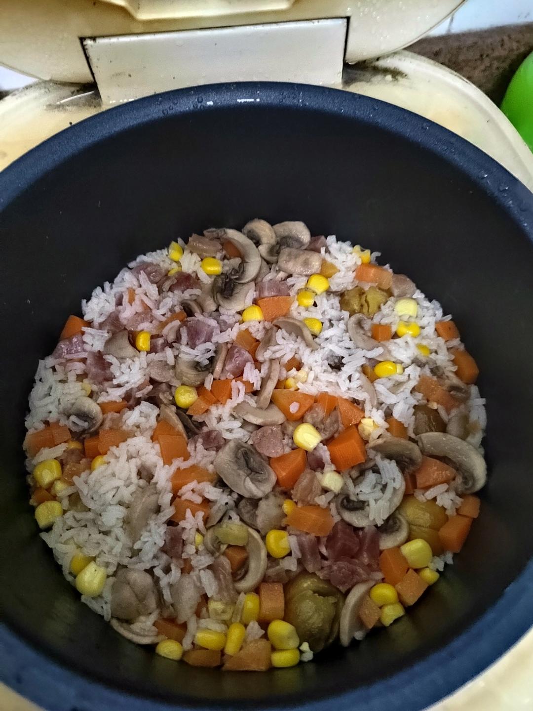 板栗焖饭