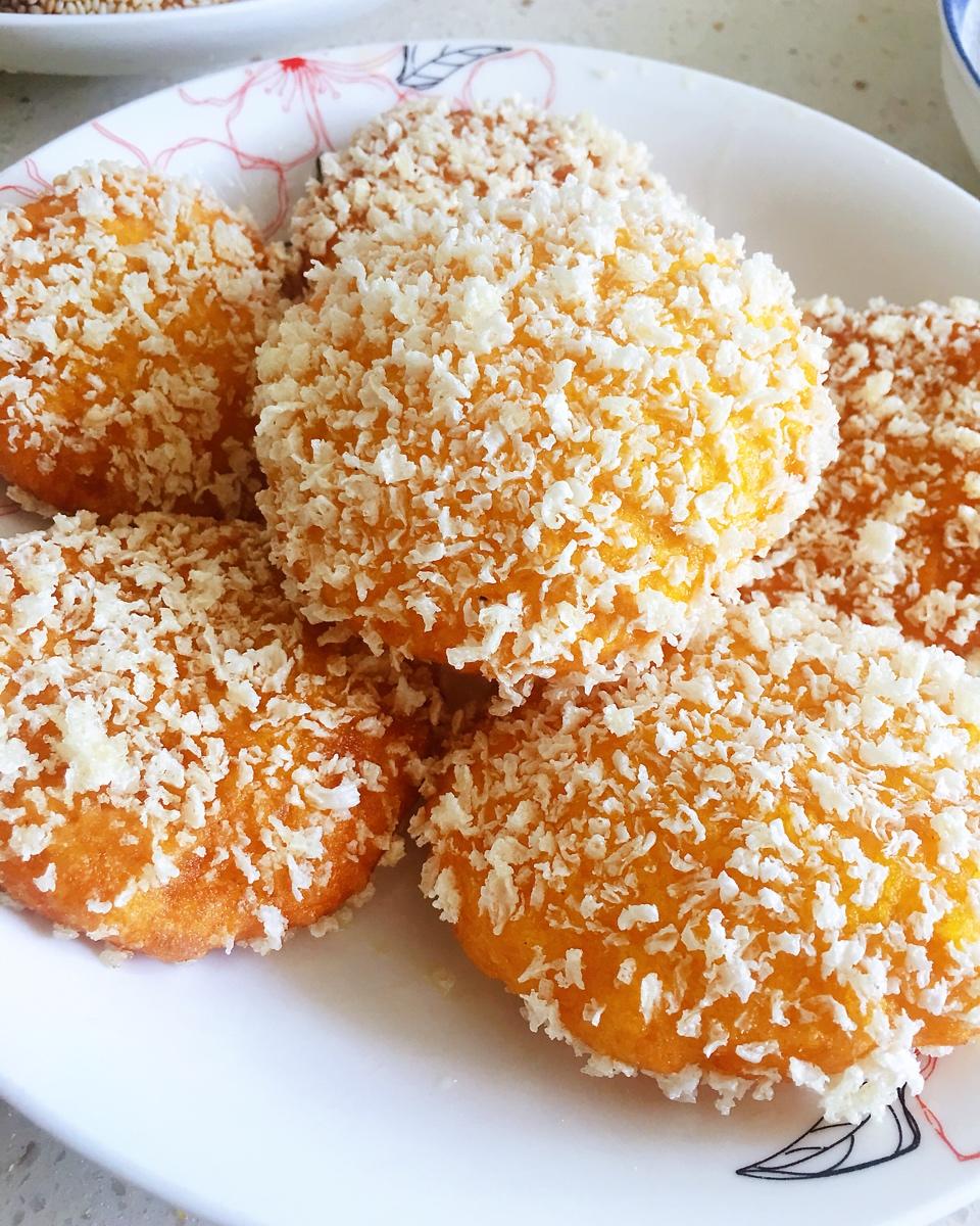 雪花南瓜饼