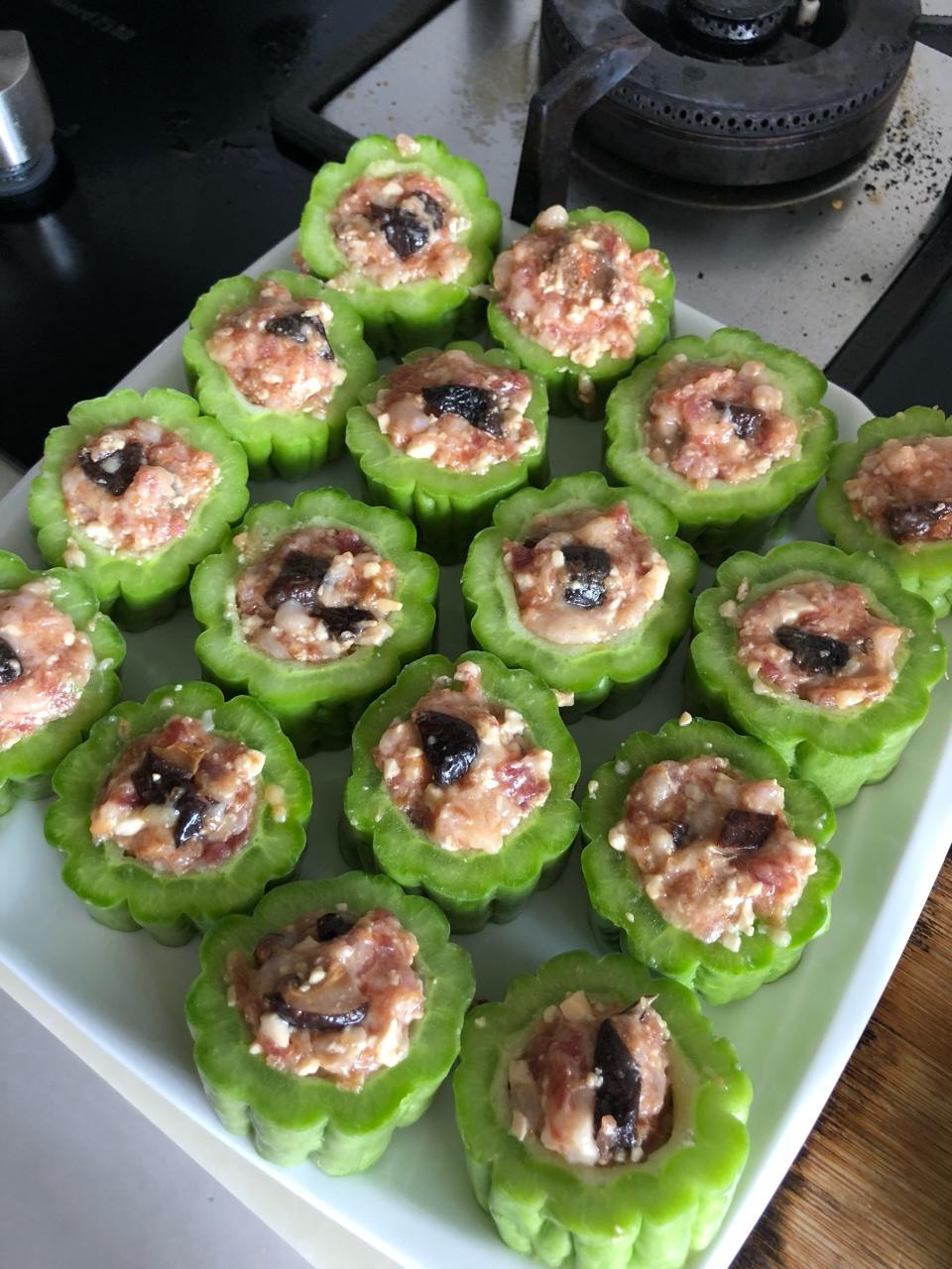 家常菜 苦瓜酿肉 手机用户8615_761z做的苦瓜酿肉