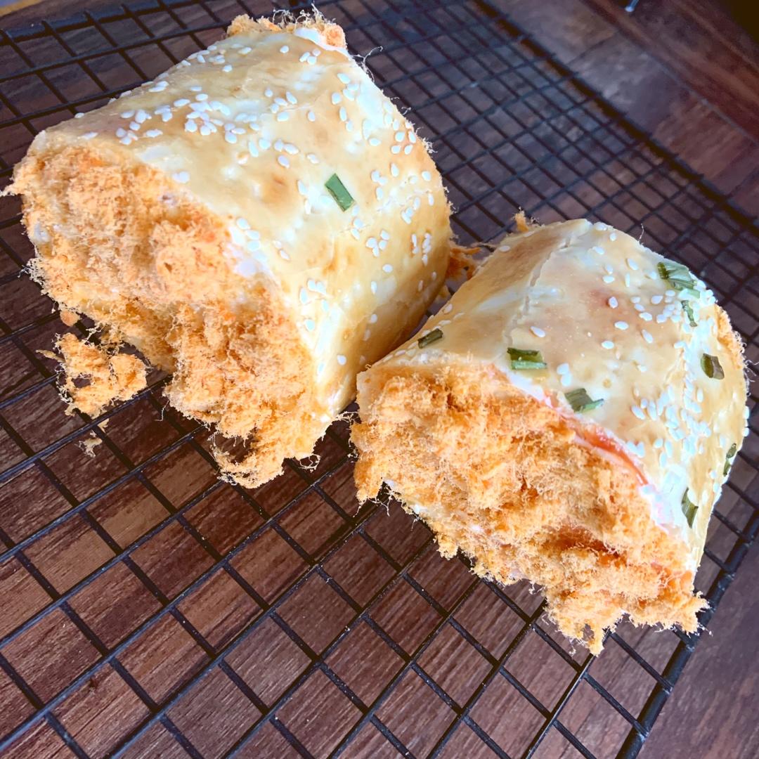 回忆的味道---肉松面包卷