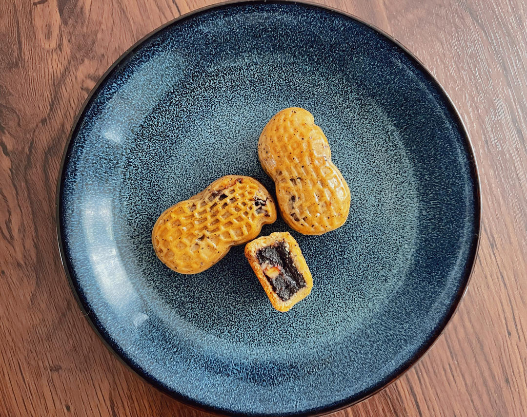 好事（柿）发（花）生🥜—广式伯爵红茶花生月饼