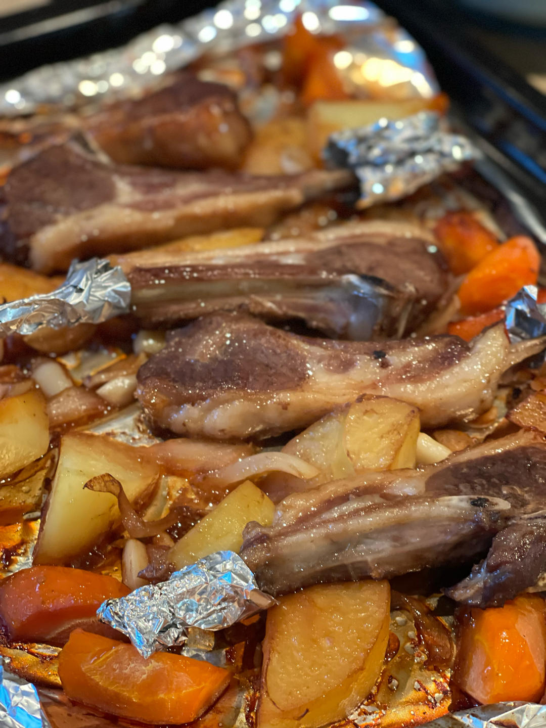 超好吃的烤羊排烤箱版