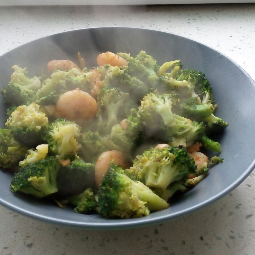 西兰花炒虾仁