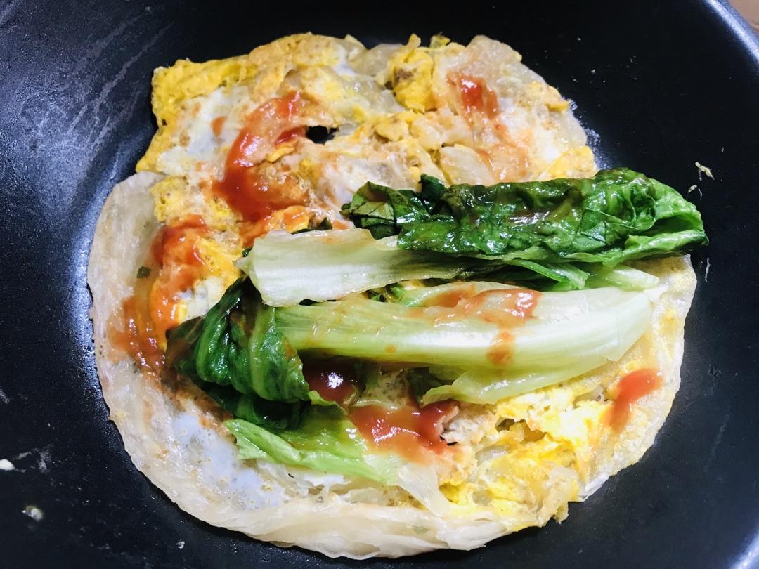 三分钟就可以做好孩子的早餐（手抓饼）