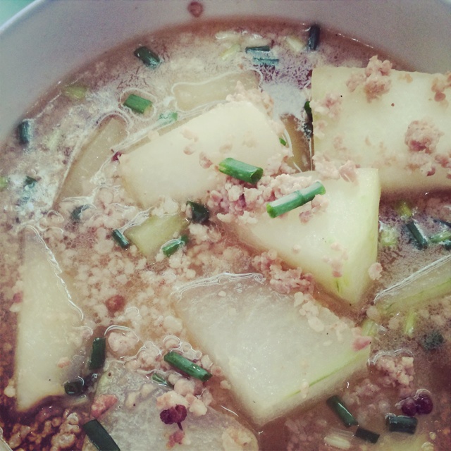 妈妈牌：肉末冬瓜汤