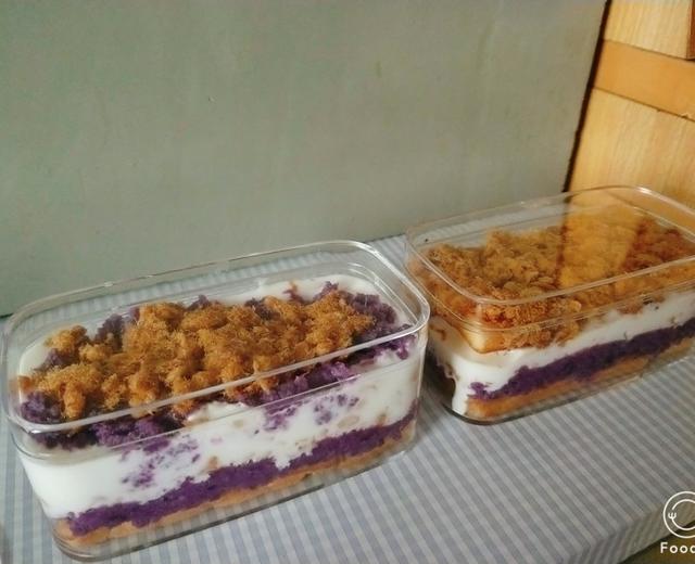 紫薯酸奶盒子蛋糕