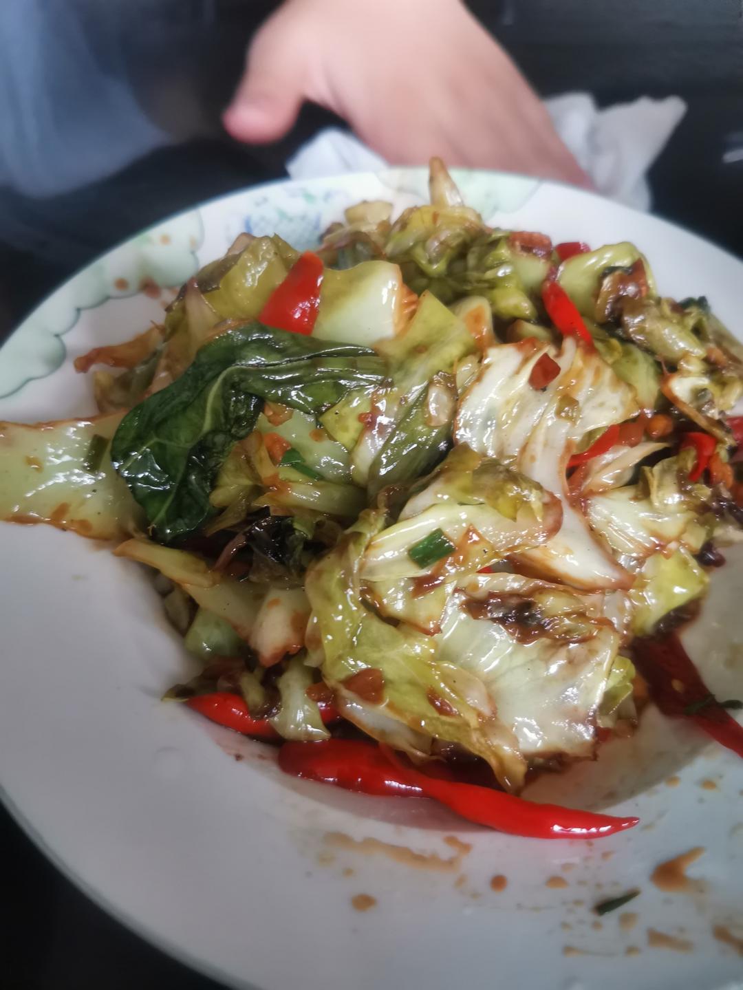 ❗拿肉都不换的手撕包菜，5分钟快手家常菜🔥