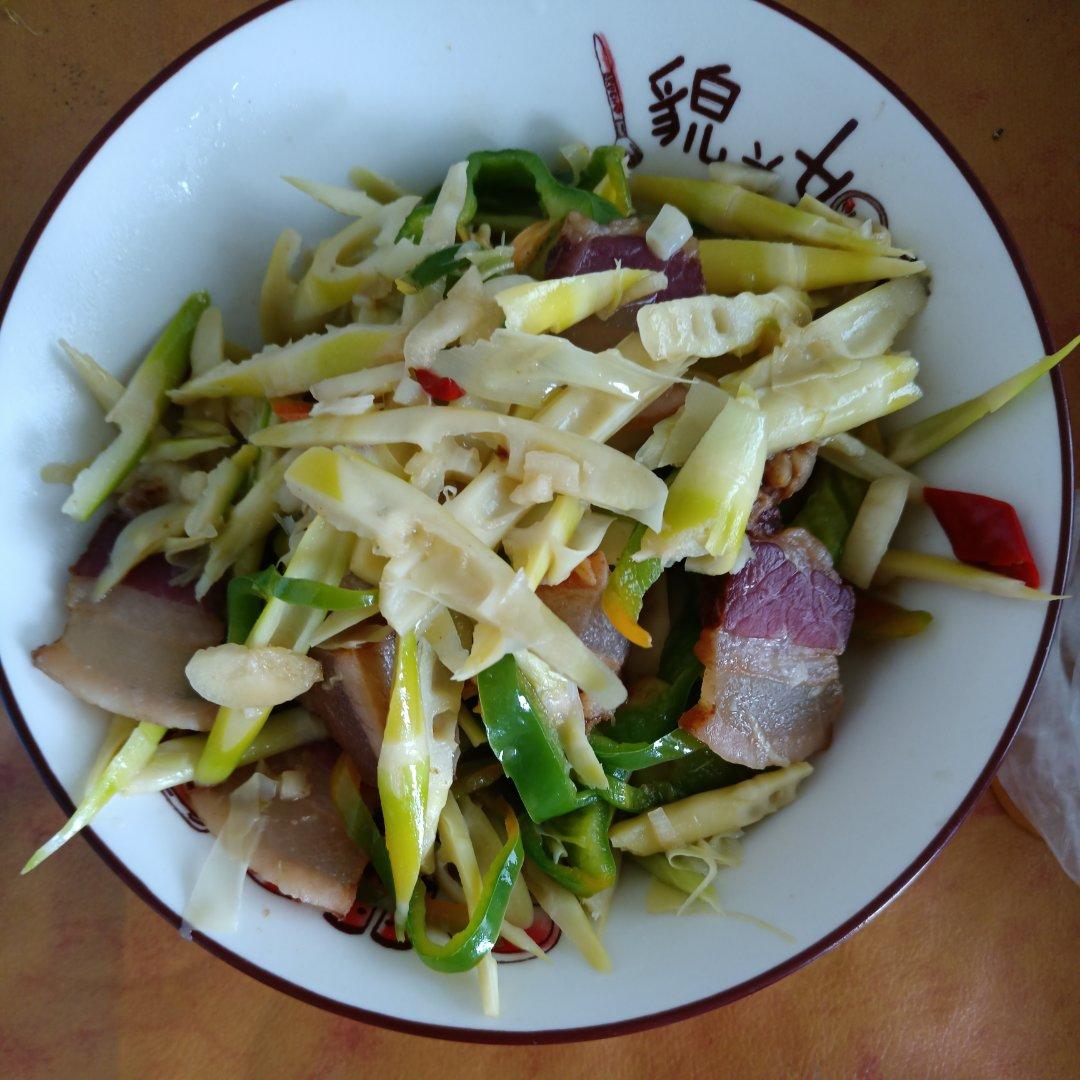 小竹笋炒腊肉
