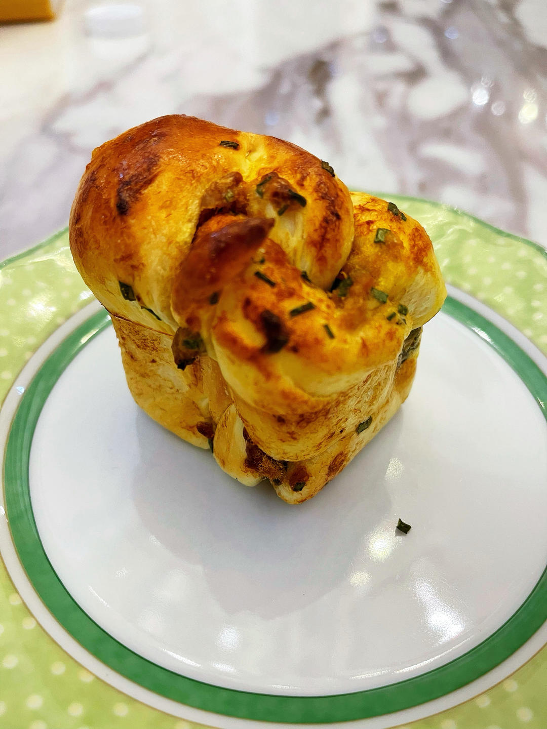香葱肉松mini小吐司