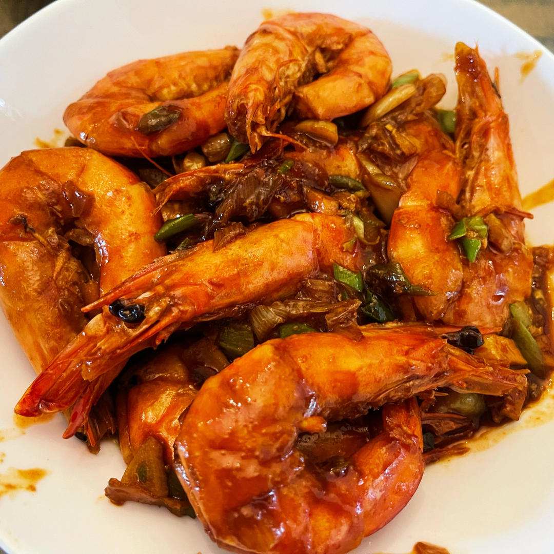 家庭版油焖大虾