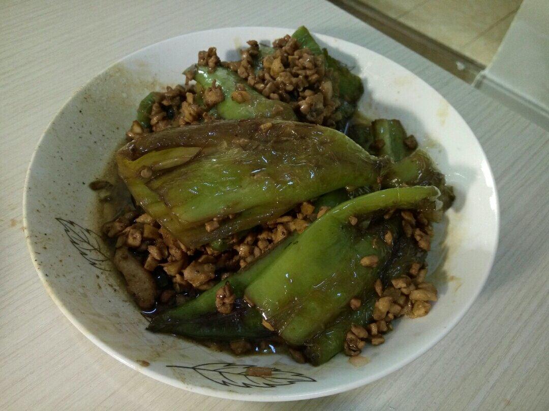 肉沫虎皮青椒