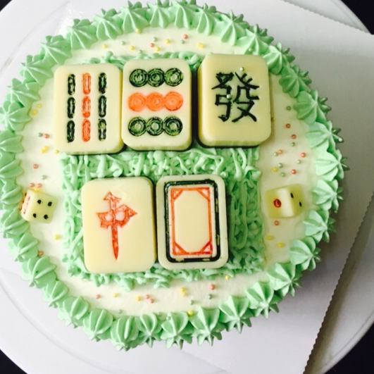 麻将蛋糕