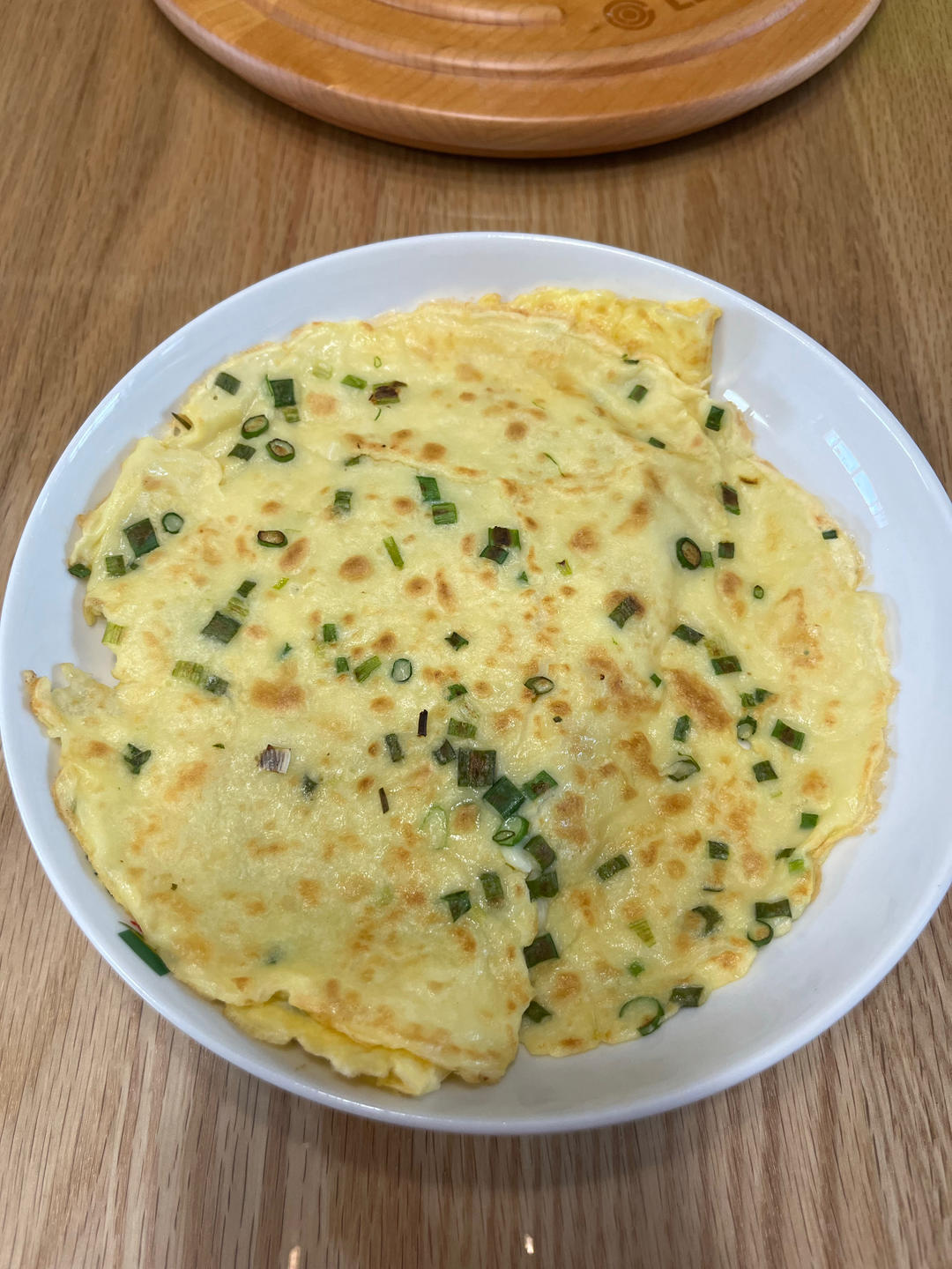 简单快手鸡蛋饼 柔软翻面不破