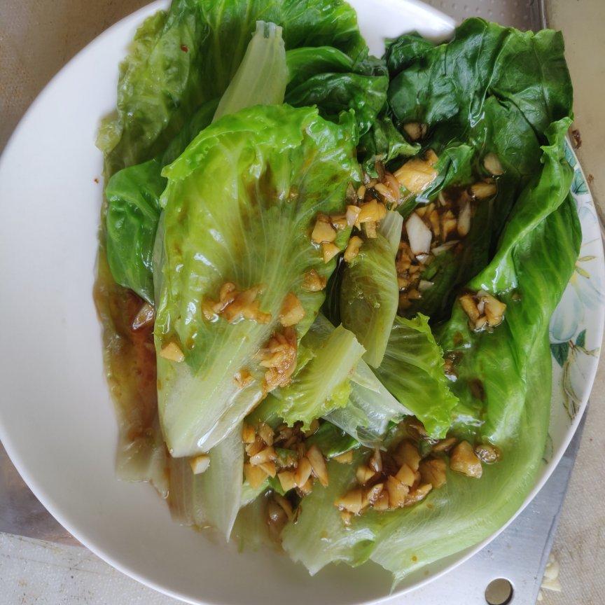 超级好吃低脂低热量的～蚝油生菜